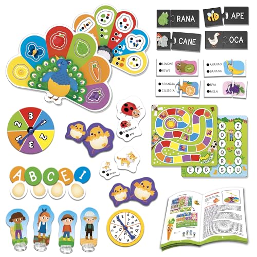 Detalle de Liscianigiochi Carotina 50 Giochi Per Bambini – Multicolore (3-6 anni)