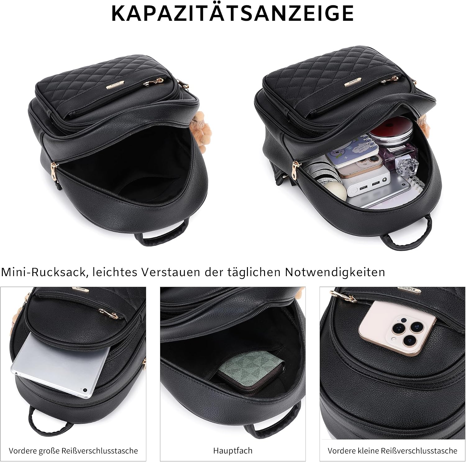 Detalle 2 de BAGOK Mini-Rucksack Damen 28 x 15 x 31 cm