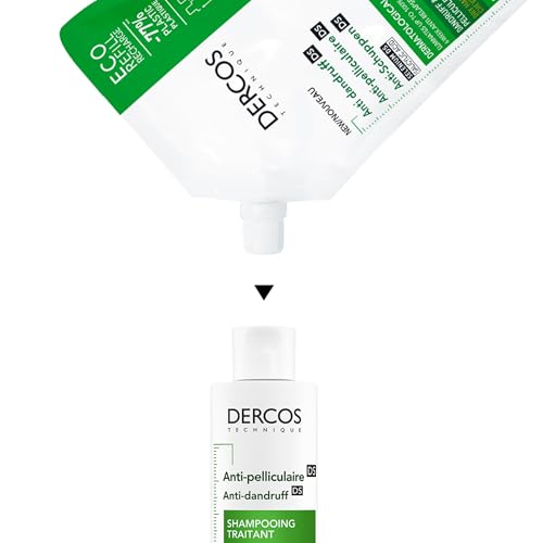 Detalle de Vichy Dercos Champú Anticaspa para Cabellos Secos 390 ml | Tecnología DS Selenium Microbiome