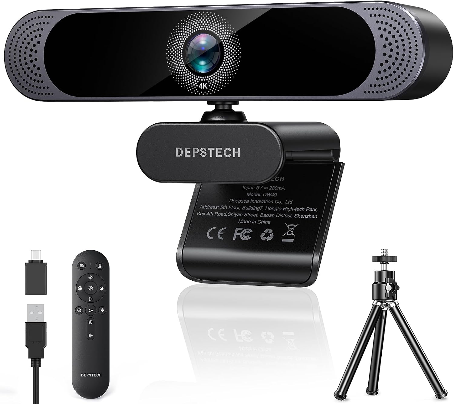 Detalle de DEPSTECH 4K Webcam 1/2.55" Sony sensor
