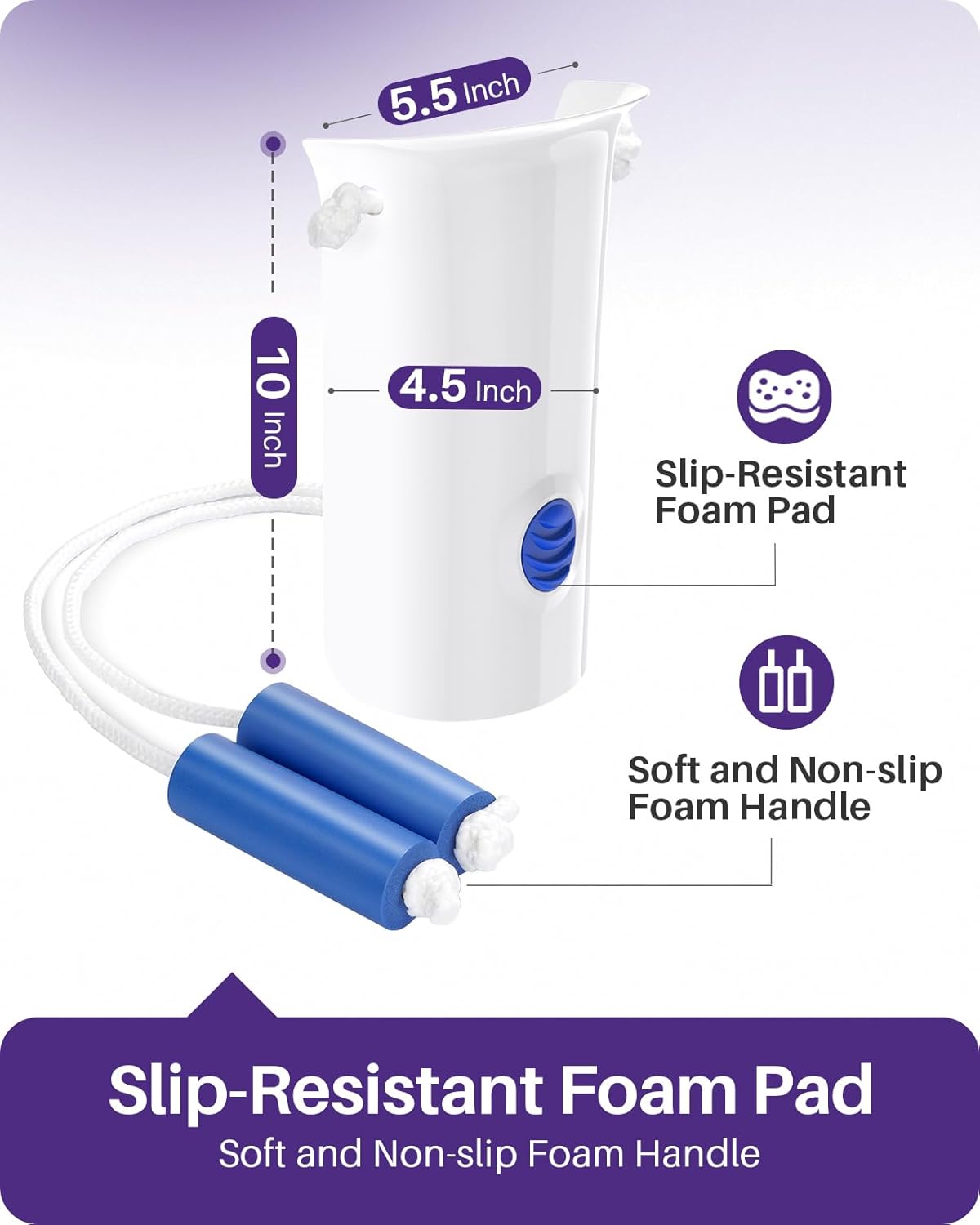 Detalle 2 de KEKOY 4.5-inch Sock Aid with Foam Handles
