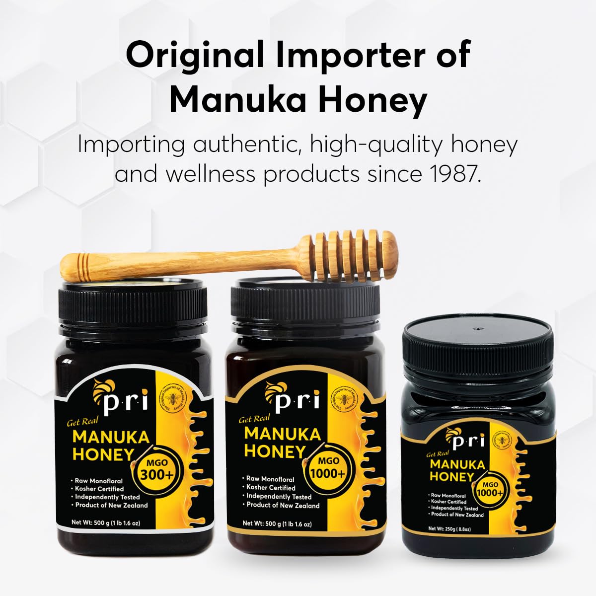 Thumbnail 4 de P.R.I MGO 1000+ Manuka Honey, 500g, Cool-Processed and QR-Traceable