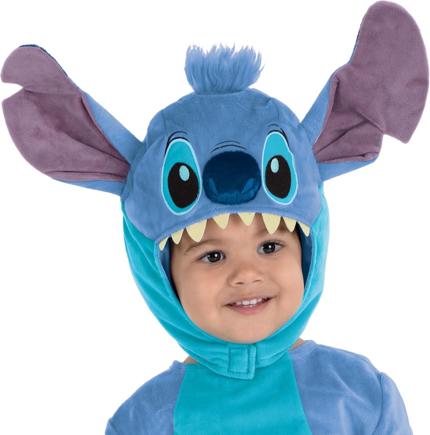Detalle de Party City AM8410119 Disney Stitch Toddler Costume with Hood and Stuffed Tail