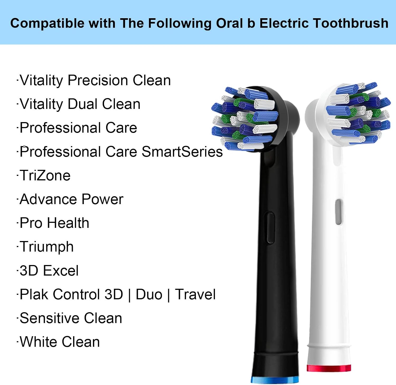 Thumbnail 6 de Oral‑B CrossClean Replacement Heads 8pcs 🪥