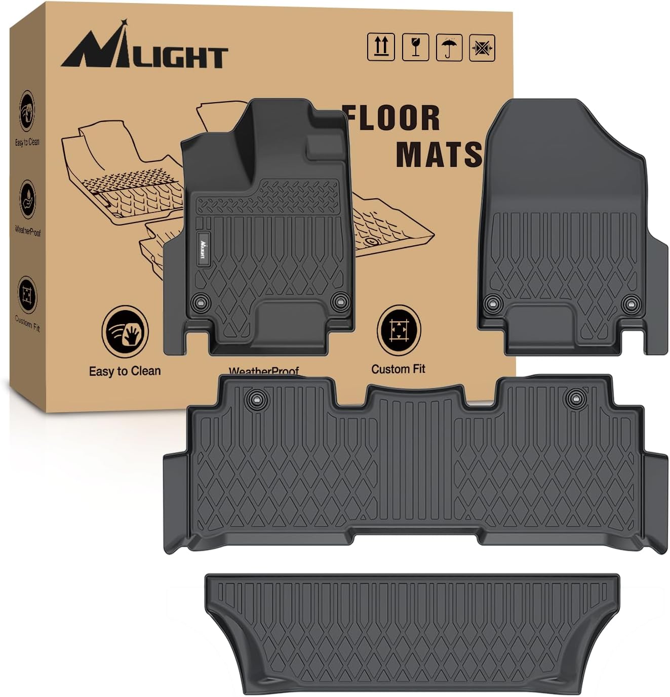 Thumbnail 6 de Nilight TPE Floor Mats