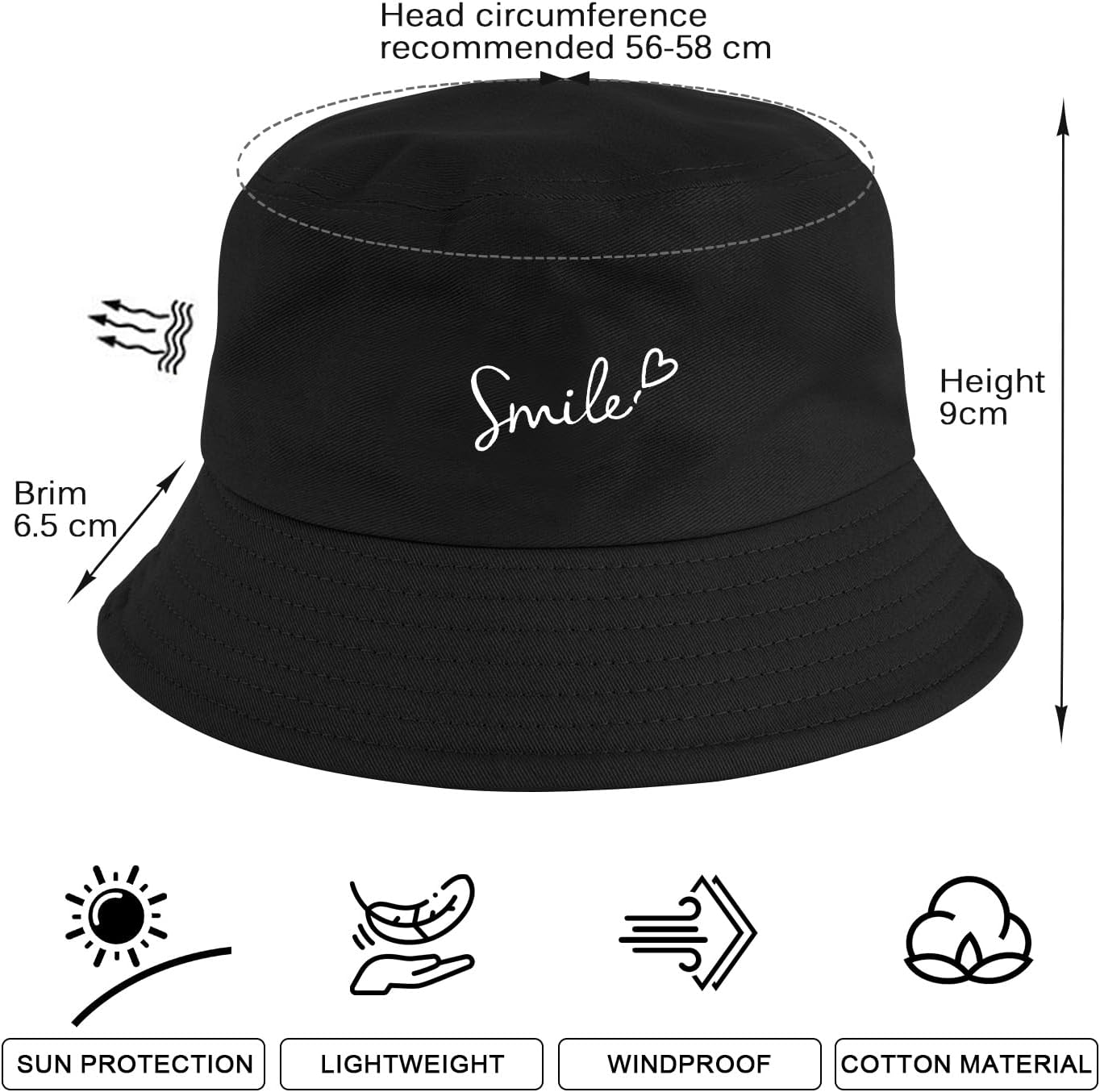 Detalle 2 de Xnova Cappello Pescatore Pieghevole 56-58 cm 👒