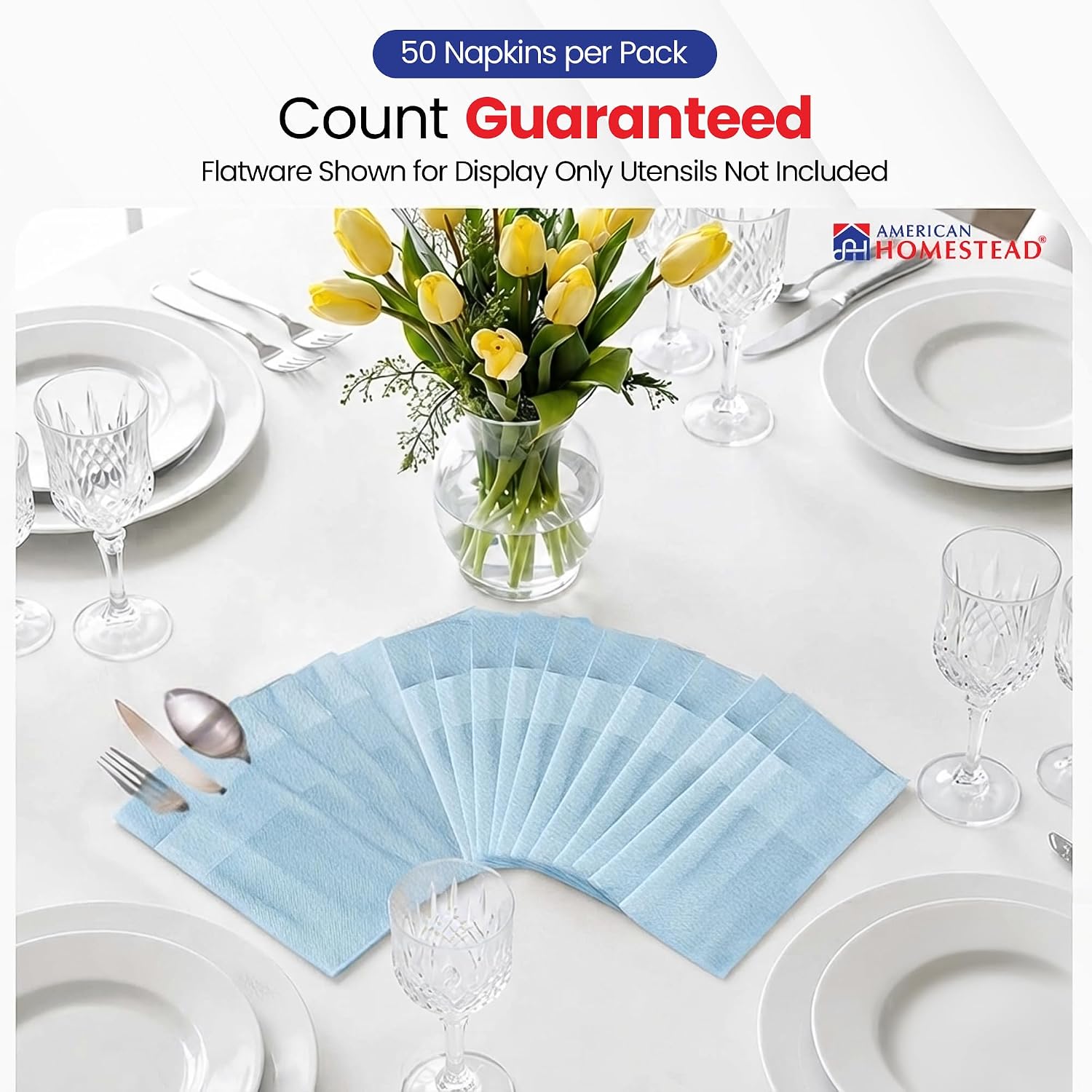 Thumbnail 3 de American Homestead Pocket Napkins 15.75-Inch