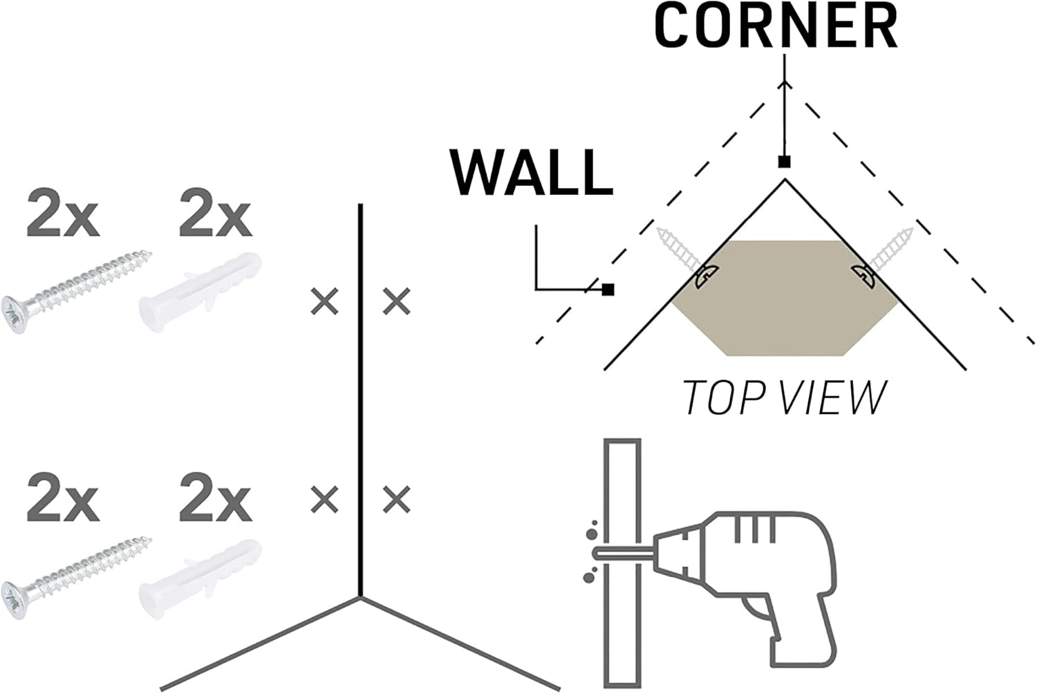 Thumbnail 2 de Electraline 62514 Regleta Angular cocina 3 Schuko 2 USB