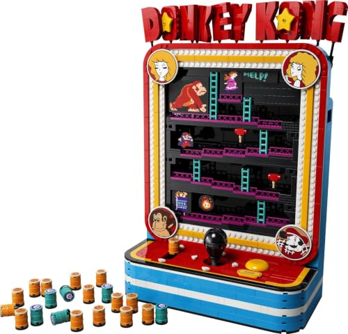 Thumbnail 1 de LEGO Super Mario Jeu d'arcade Donkey Kong 72051 – Authentiqe reproduction culte pour adultes
