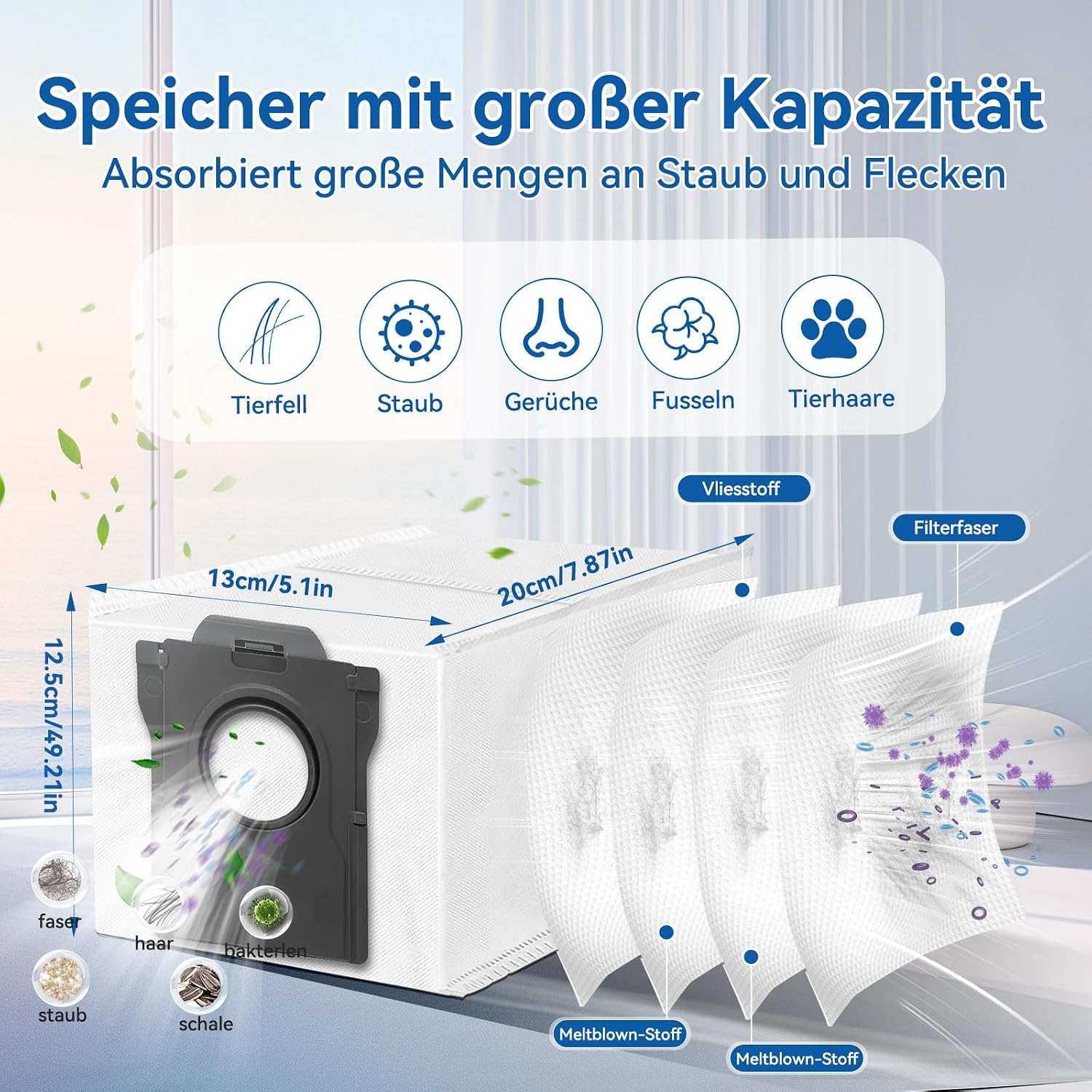 Detalle 1 de howekuze Zubehör für Dreame L10s 1 Hauptbürste