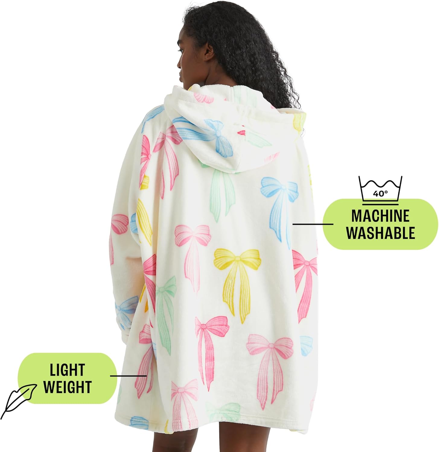 Thumbnail 3 de Skinnydip Blanket Hoodie Ultra-Soft Wearable Hooded Blanket for Women & Teens