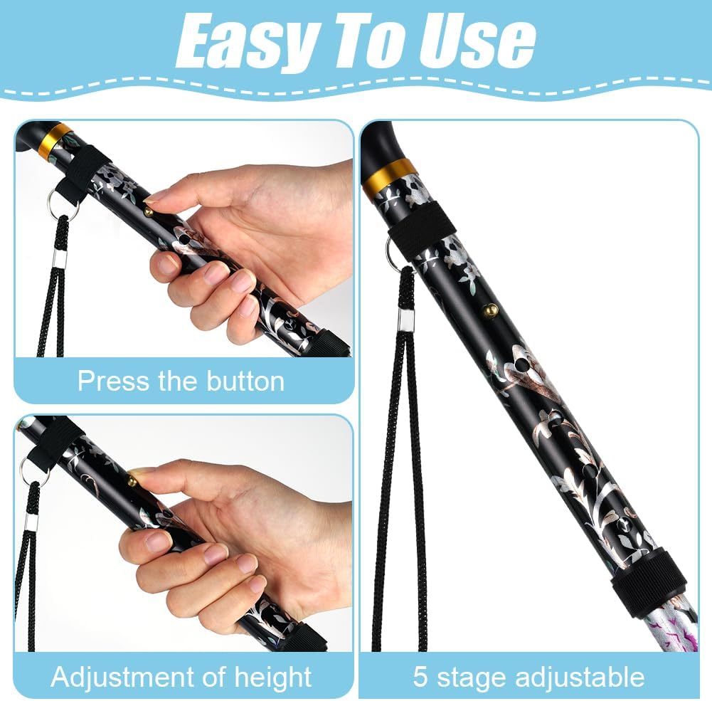 Thumbnail 2 de flintronic Canne de marche pliable 90 cm