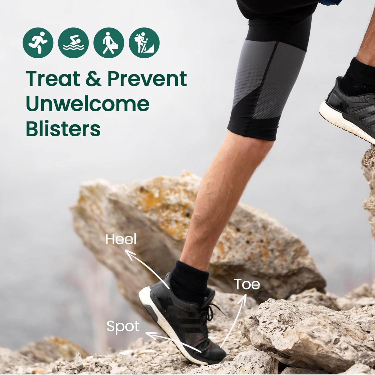 Thumbnail 3 de Welnove 21 Pieces Blister Plasters for Feet – Invisible Hydrocolloid Gel Bandages