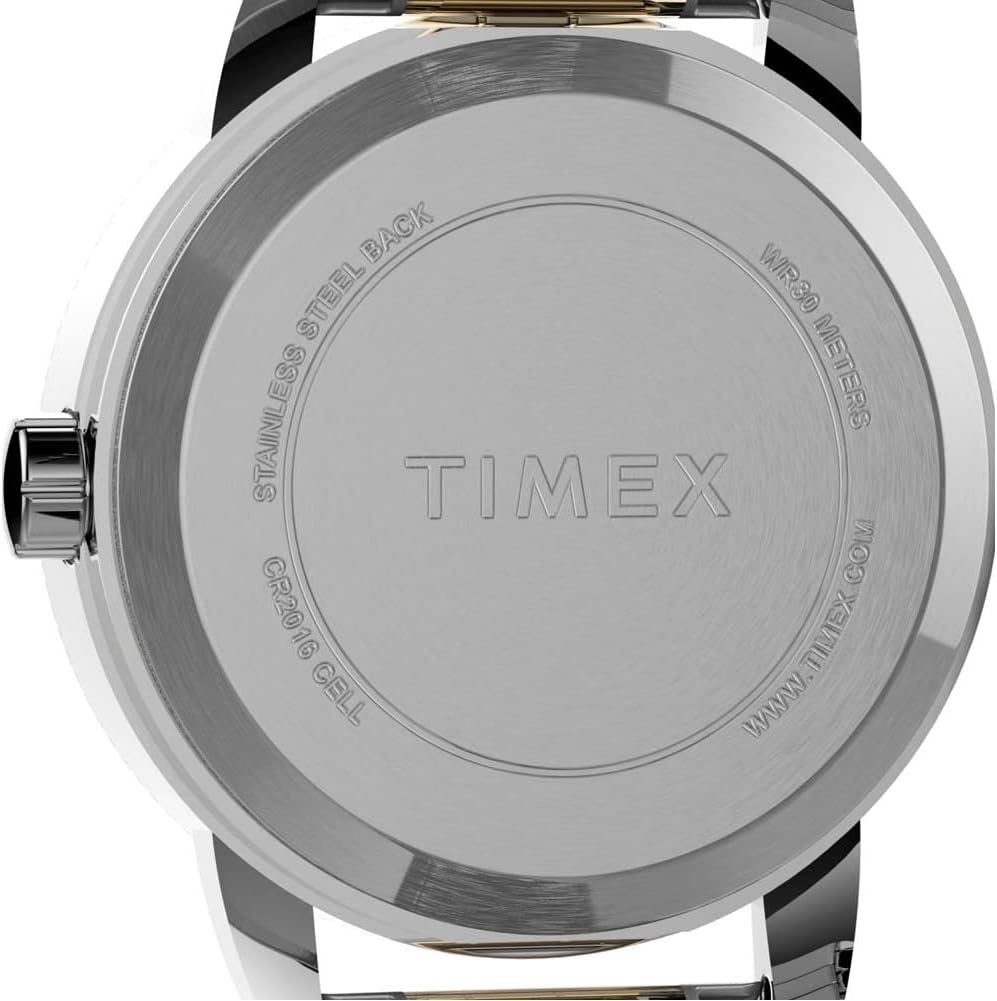Thumbnail 3 de Timex TW2V05900 – Montre analogique pour femme, bracelet acier inoxydable avec Perfect Fit