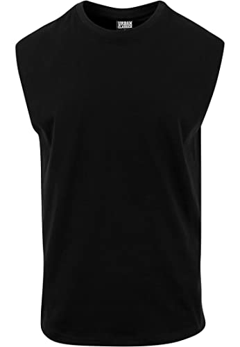 Detalle de Urban Classics Uomo Nero 3XL – Canotta estiva Open Edge, no-sleeve per allenamento