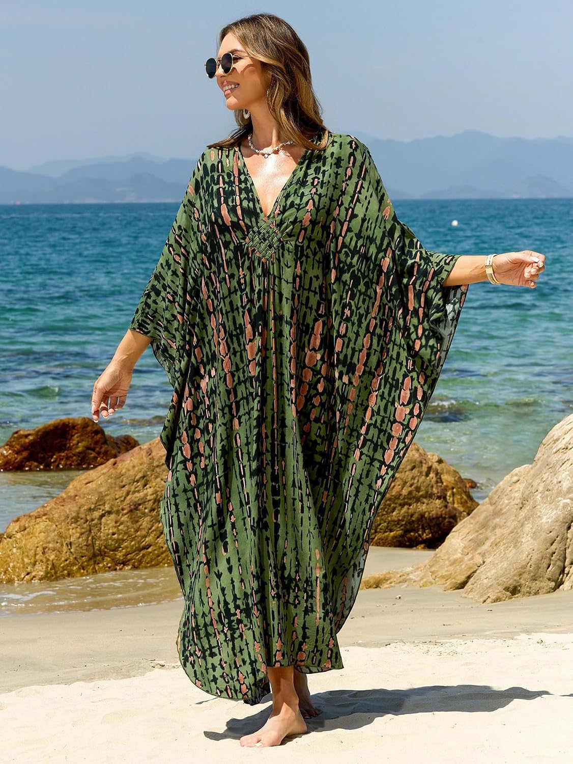Thumbnail 6 de Kaftan Beach Dress 57 in bust coverage