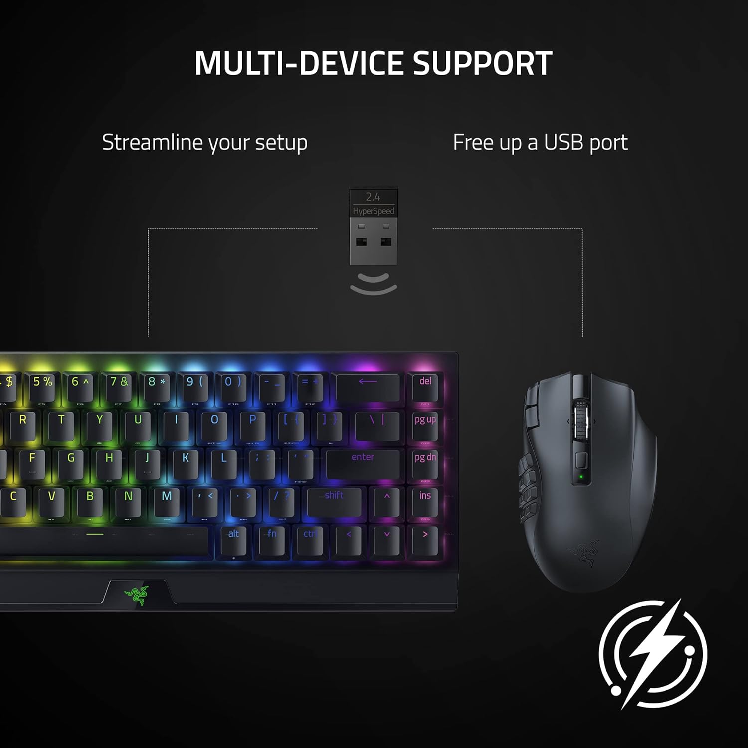 Thumbnail 5 de Razer Naga V2 MMO Mouse 400 Hr