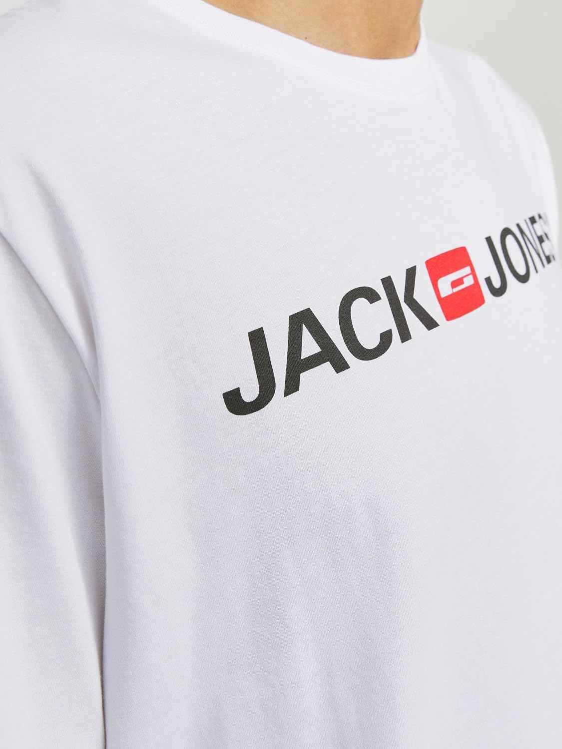 Thumbnail 6 de JACK & JONES Herren T-Shirt Logo – Baumwolle, schlichtes Alltagsshirt