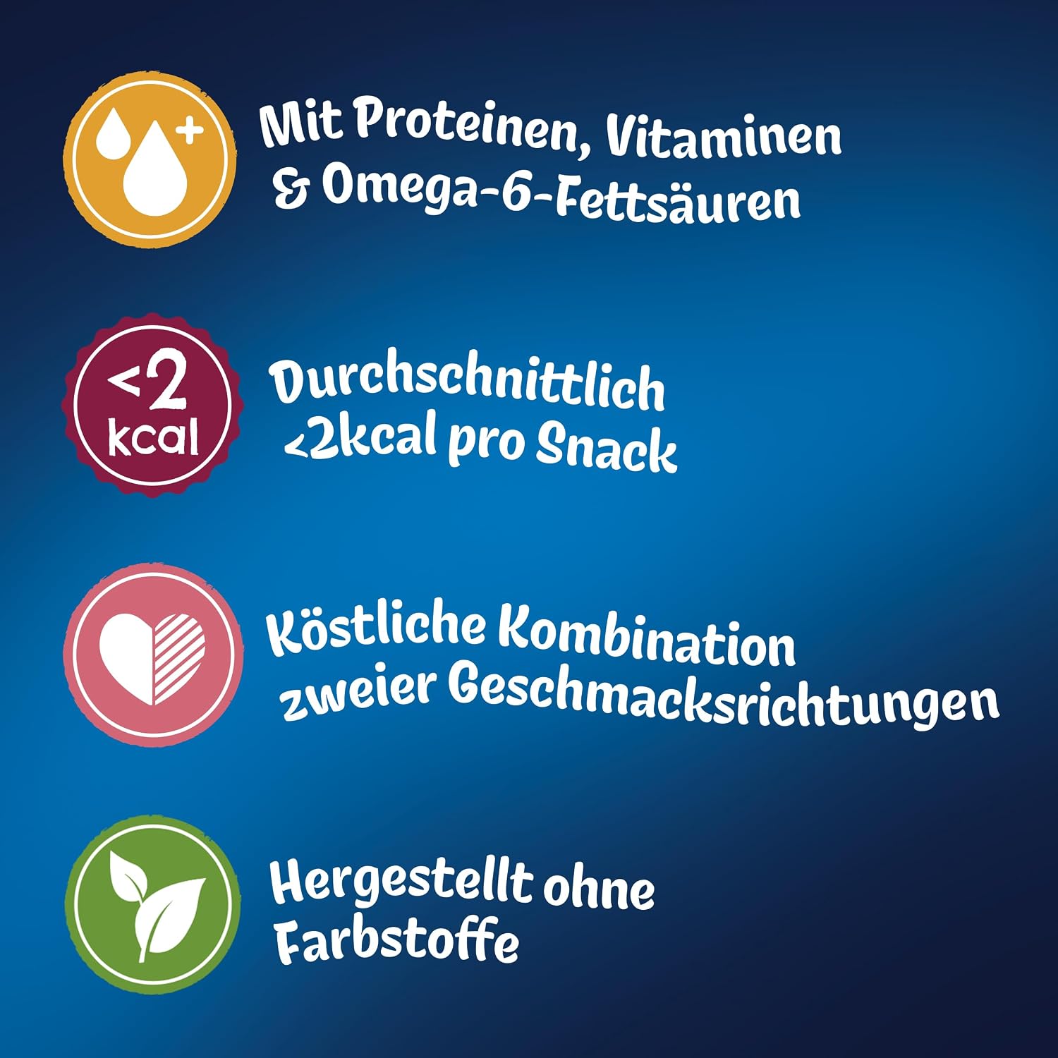 Detalle 2 de Felix Tasty Nuggets Katzensnack – Huhn & Ente, 6er Pack (6 x 180 g)