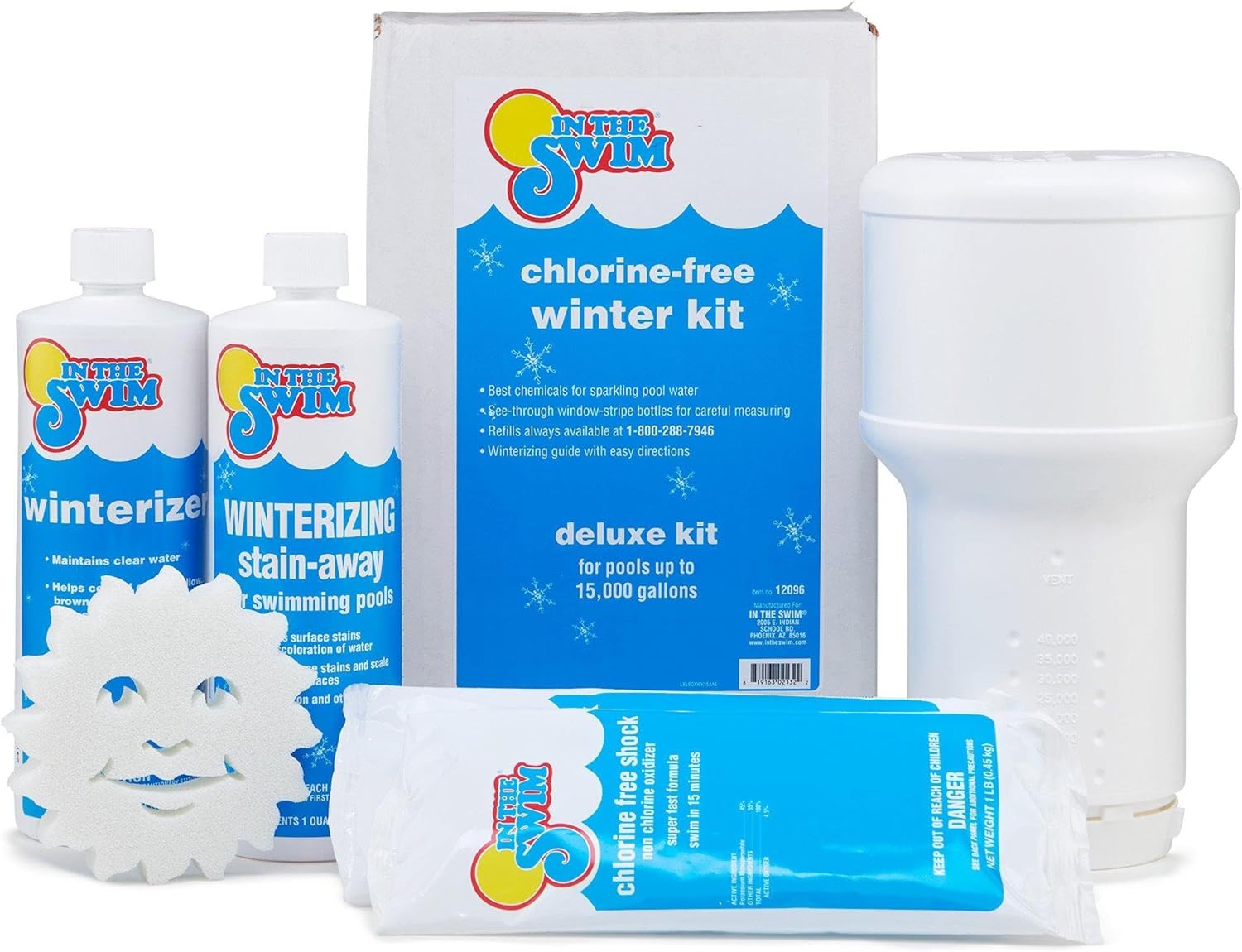 Detalle de In The Swim KWD150001AE Pool Closing Kit, 15,000-Gallon Winterizing Set