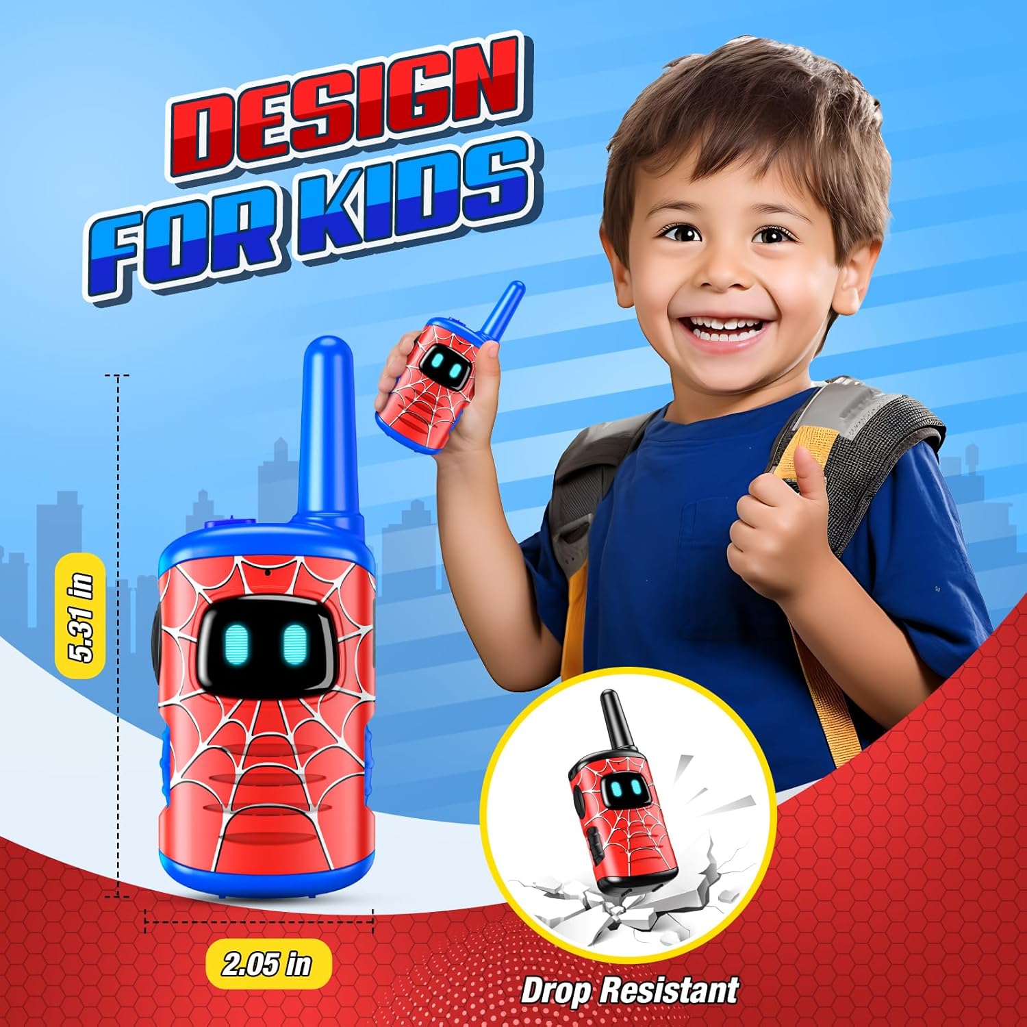 Thumbnail 1 de Toyokid Spider Walkie Talkie 2-pack for Kids