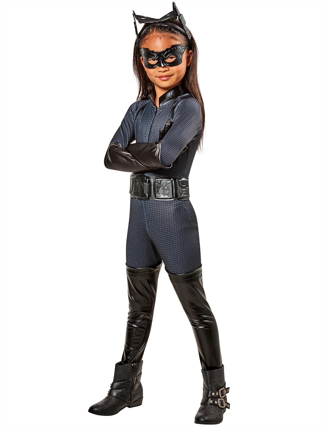 Detalle 2 de Rubies DC Catwoman Costume for Kids, Small (4–6), Officially Licensed