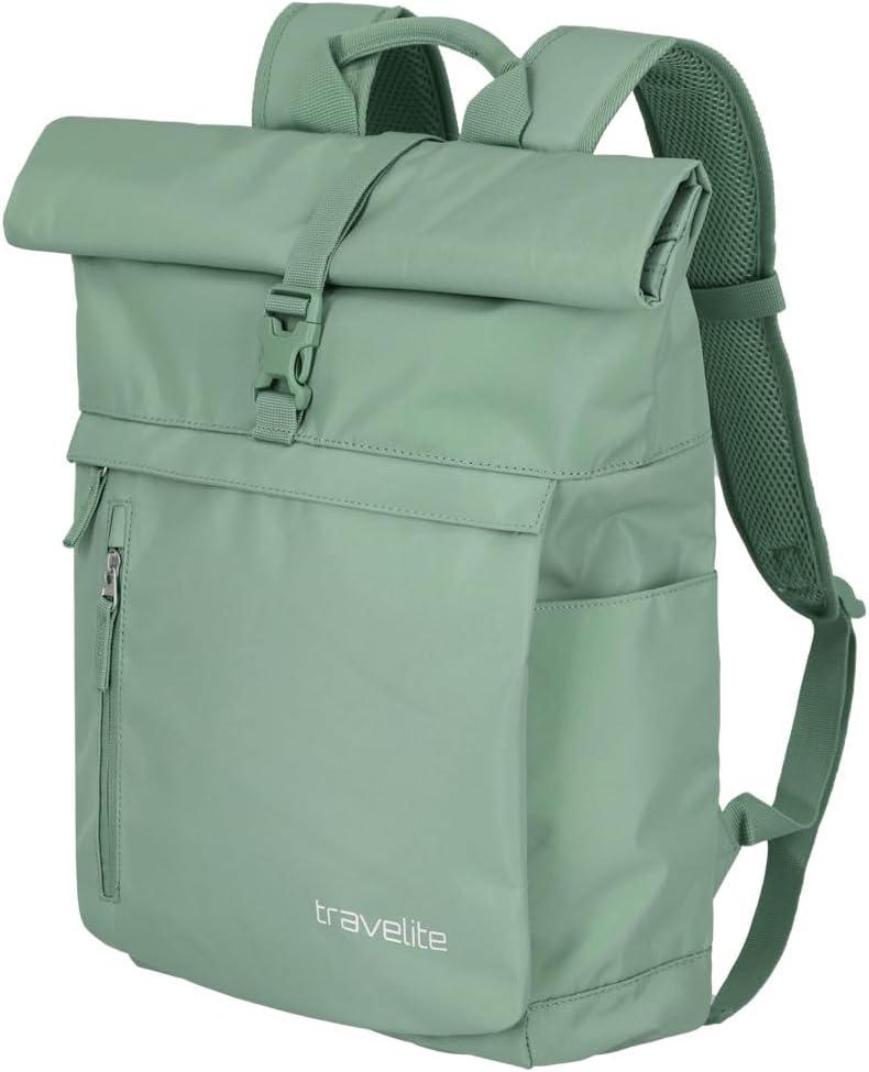 Detalle 2 de Travelite BASICS Zaino da viaggio con roll-top, 35 L, per laptop 15,6" (60 cm)
