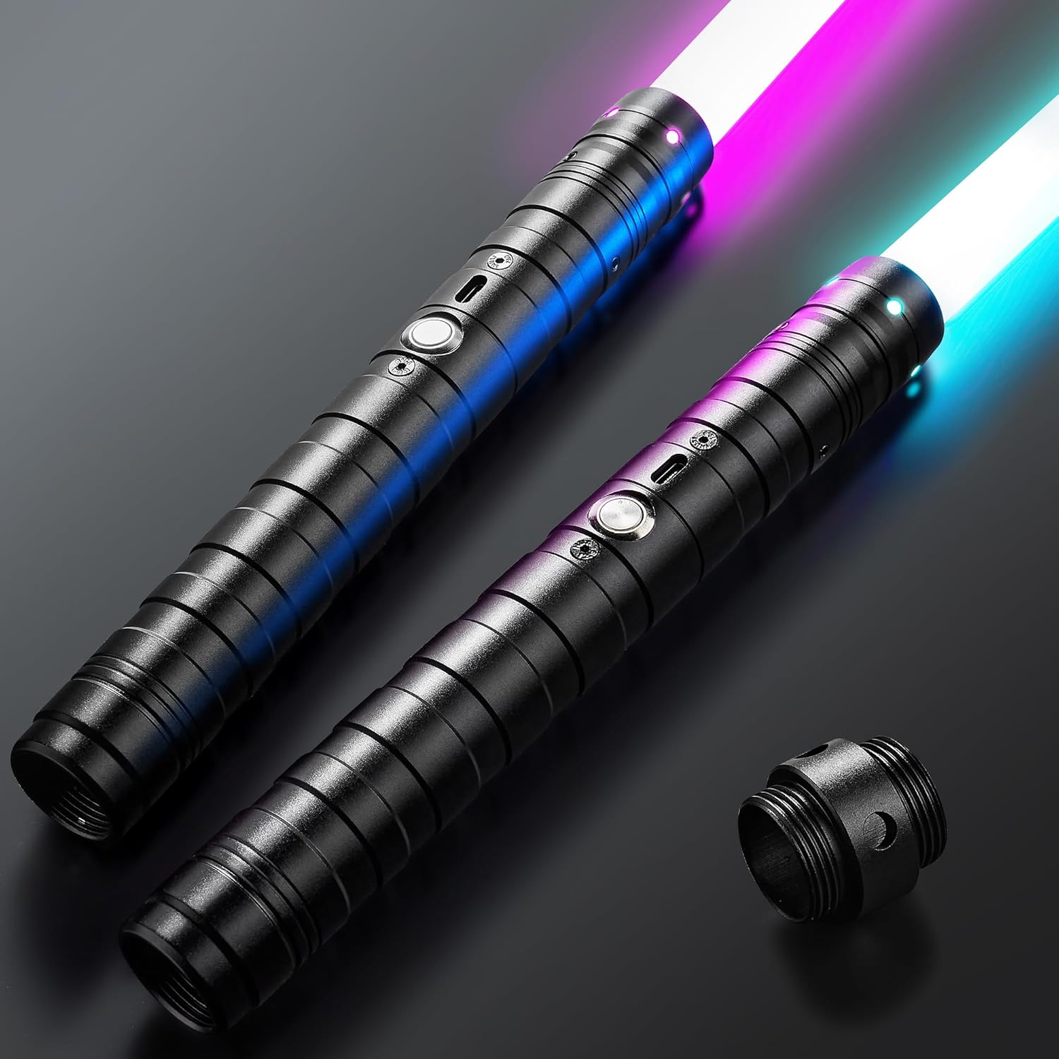 Yumuwind Light Sabers Adult 78.5cm 2‑Pack RGB