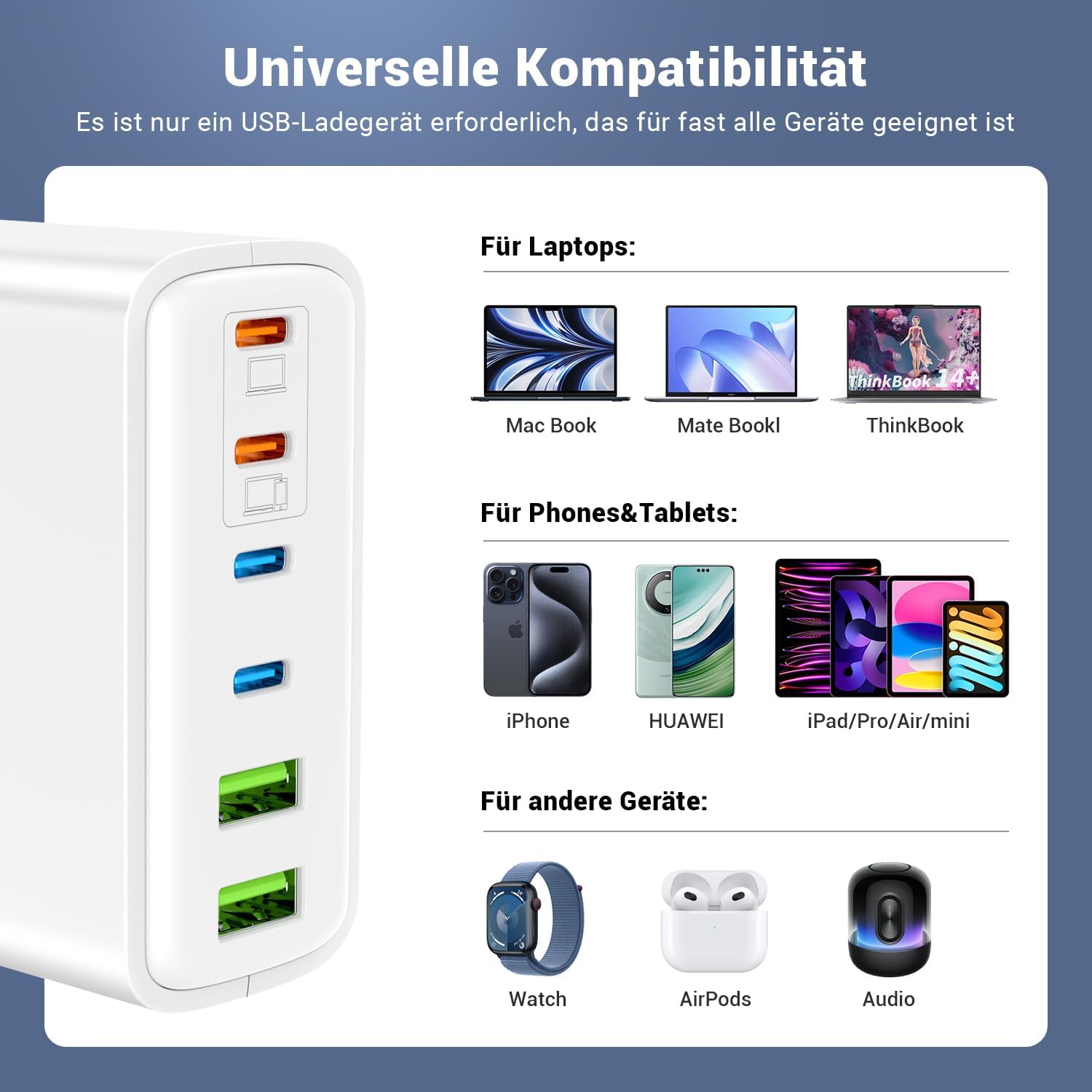 Thumbnail 3 de Ombrex USB-C 220 W Mehrfachladegerät