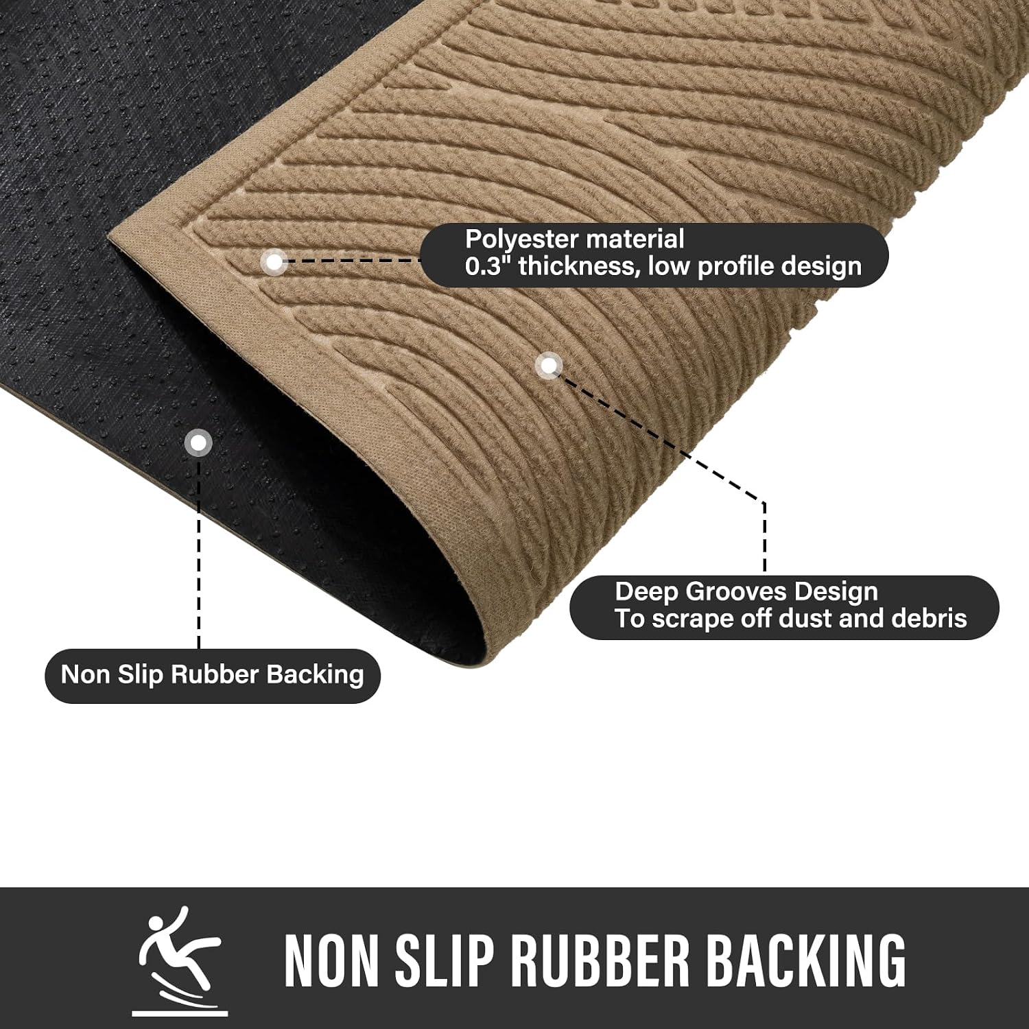 Detalle 1 de HIYARD Doormat 29×17