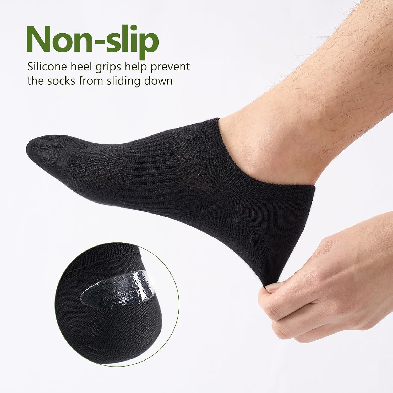 Thumbnail 6 de SockWaddles Bamboo No Show Trainer Socks – 5 Pairs (Unisex)