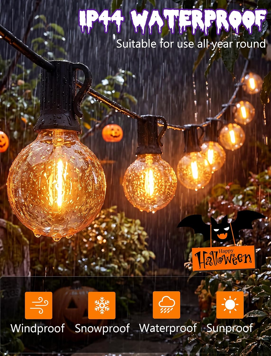 Detalle de Halloween String Lights 25 ft