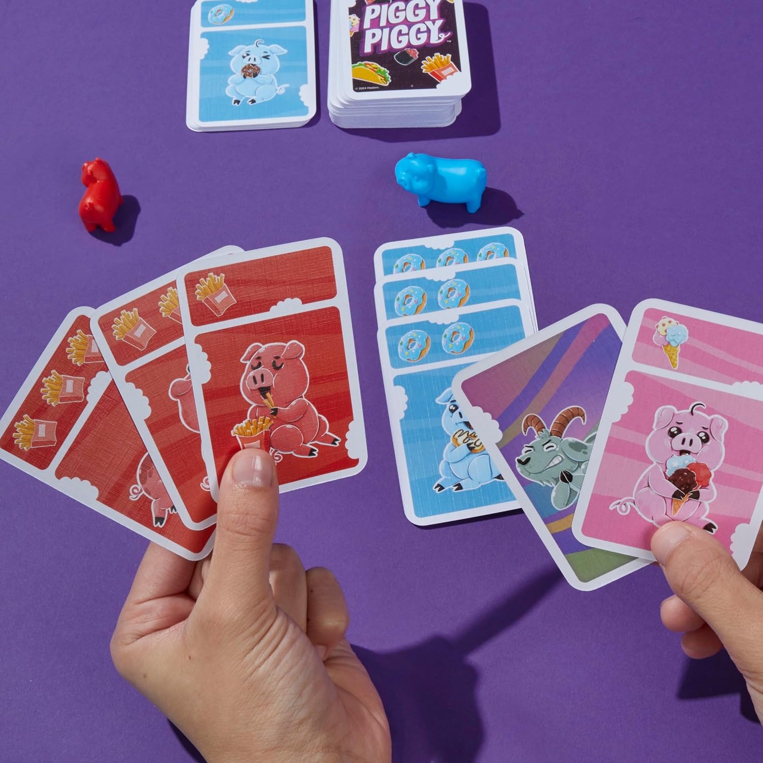Detalle de Hasbro Gaming Piggy Piggy jeu de cartes familial đČ