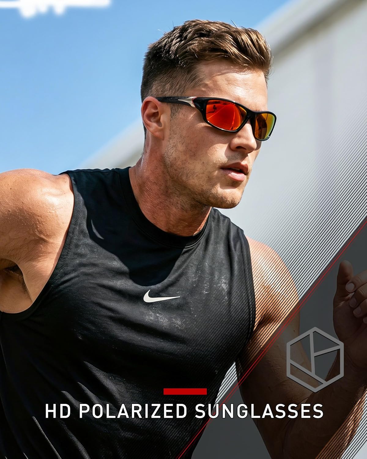 Thumbnail 1 de KALIYADI 4 Pack Polarized Sports Sunglasses for Men (UV400) — Fishing, Driving, Cycling