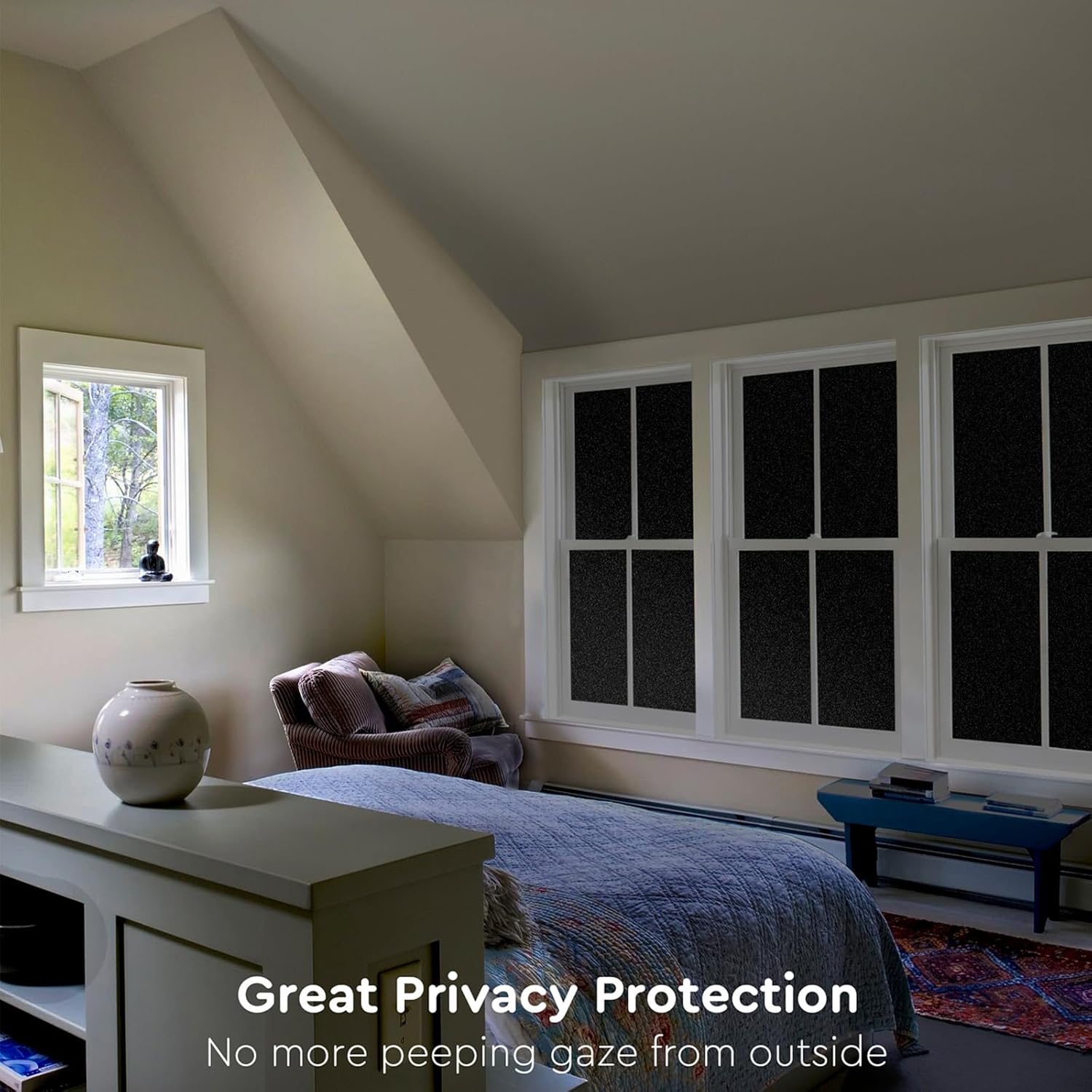 Thumbnail 3 de Kromapolis Blackout Window Film 17.5" x 78.7