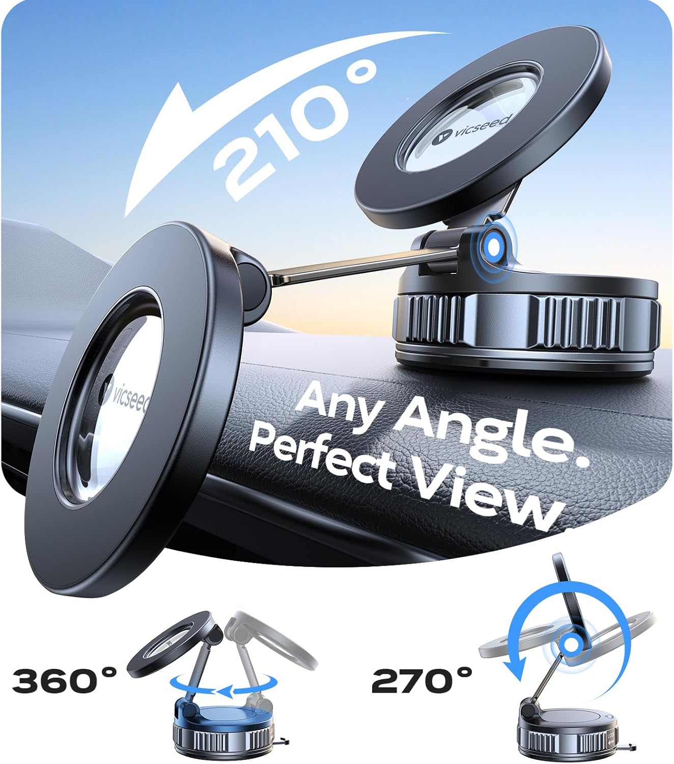 Thumbnail 4 de VICSEED Magsafe Car Mount 55+KG suction