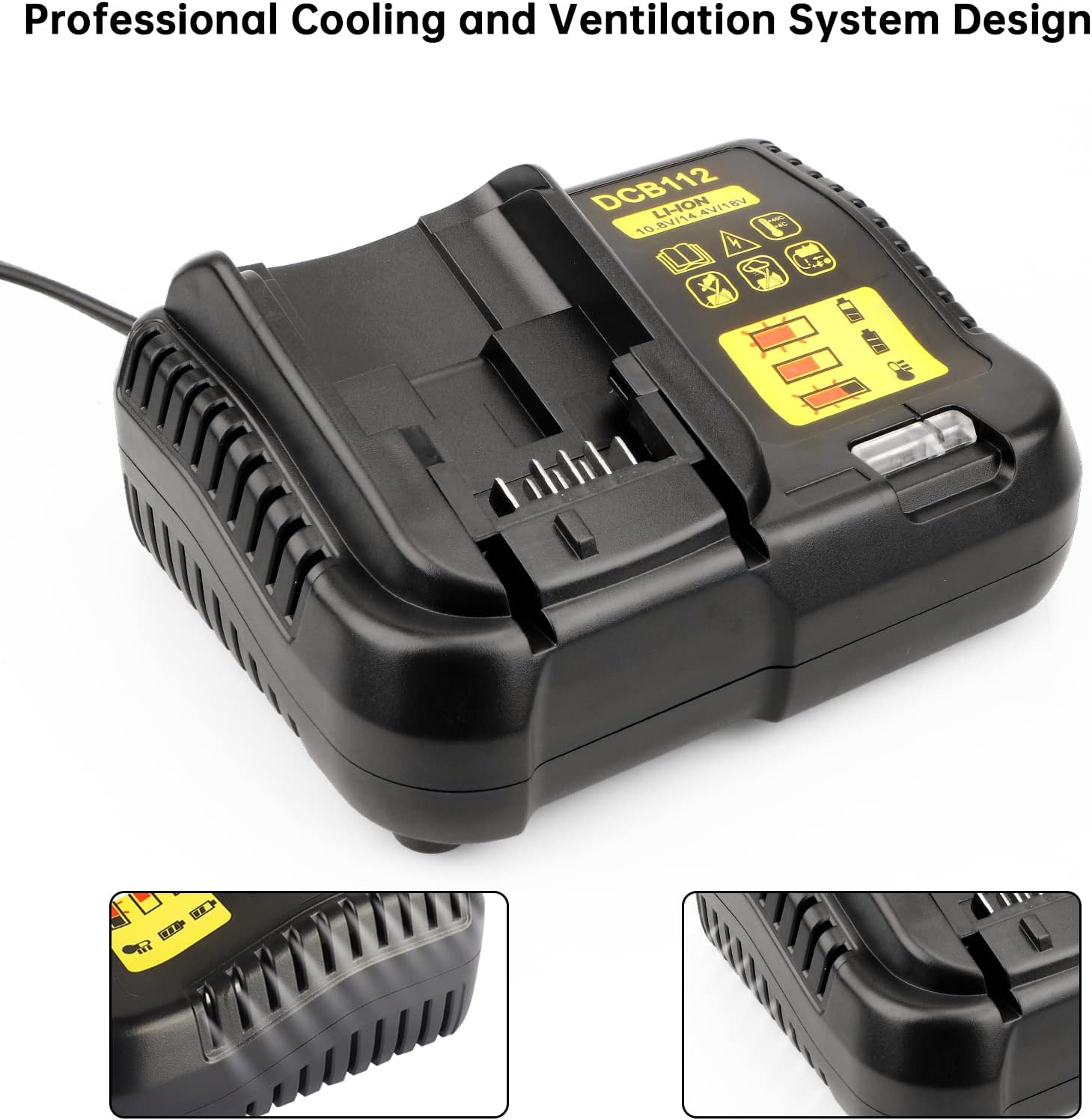 Detalle 2 de Waitley Chargeur batterie DeWalt 🔌