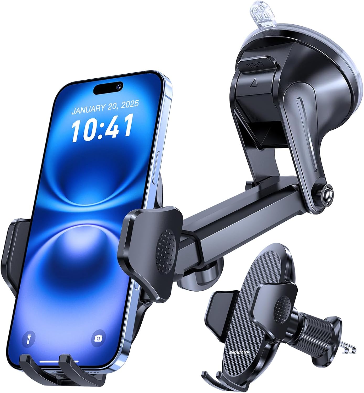 Detalle de Miracase 2025 Car Phone Holder 360° rotatable