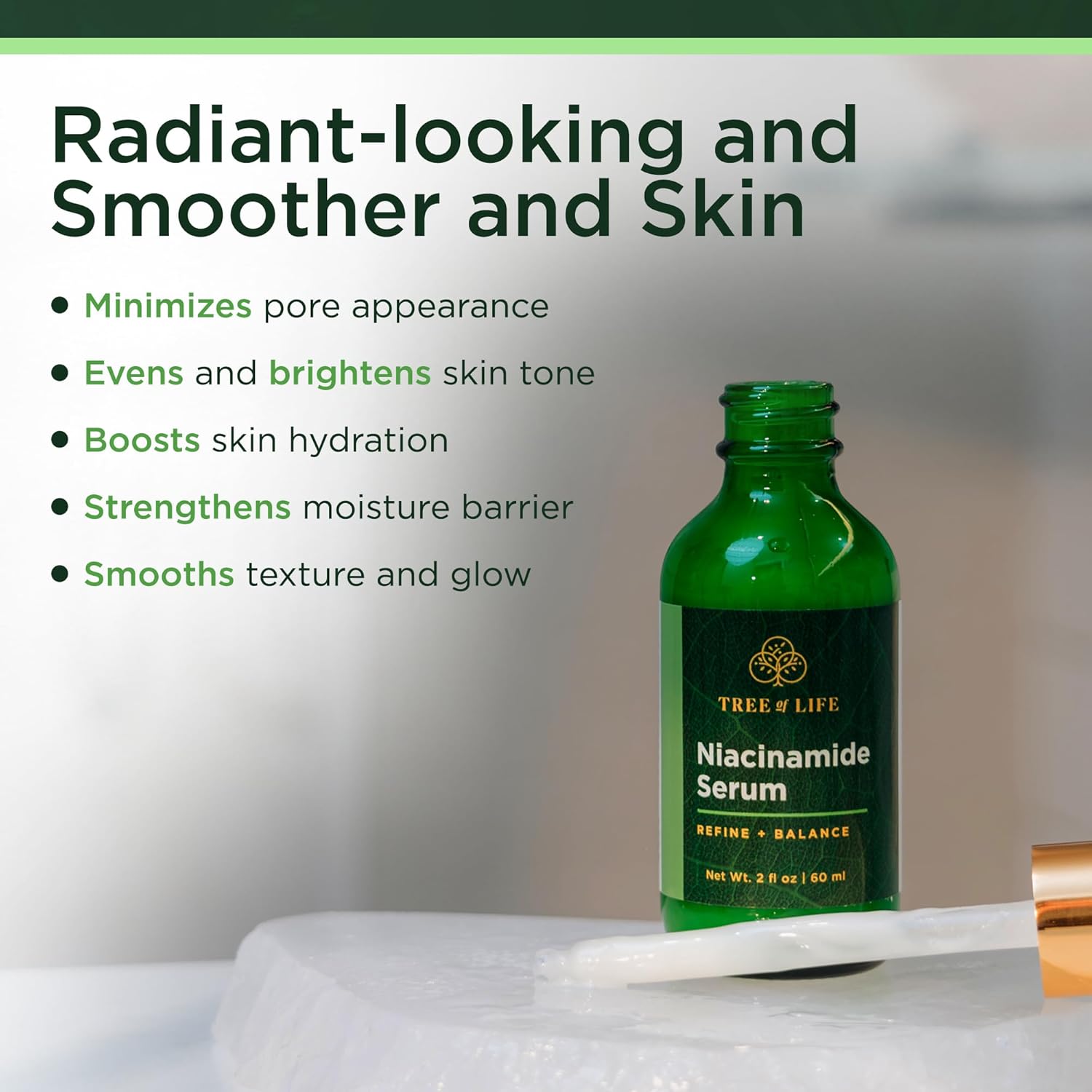 Thumbnail 6 de Tree of Life Beauty Facial Skin Care Set: Brightening, Firming & Hydrating Serums (4x 1 Fl Oz)