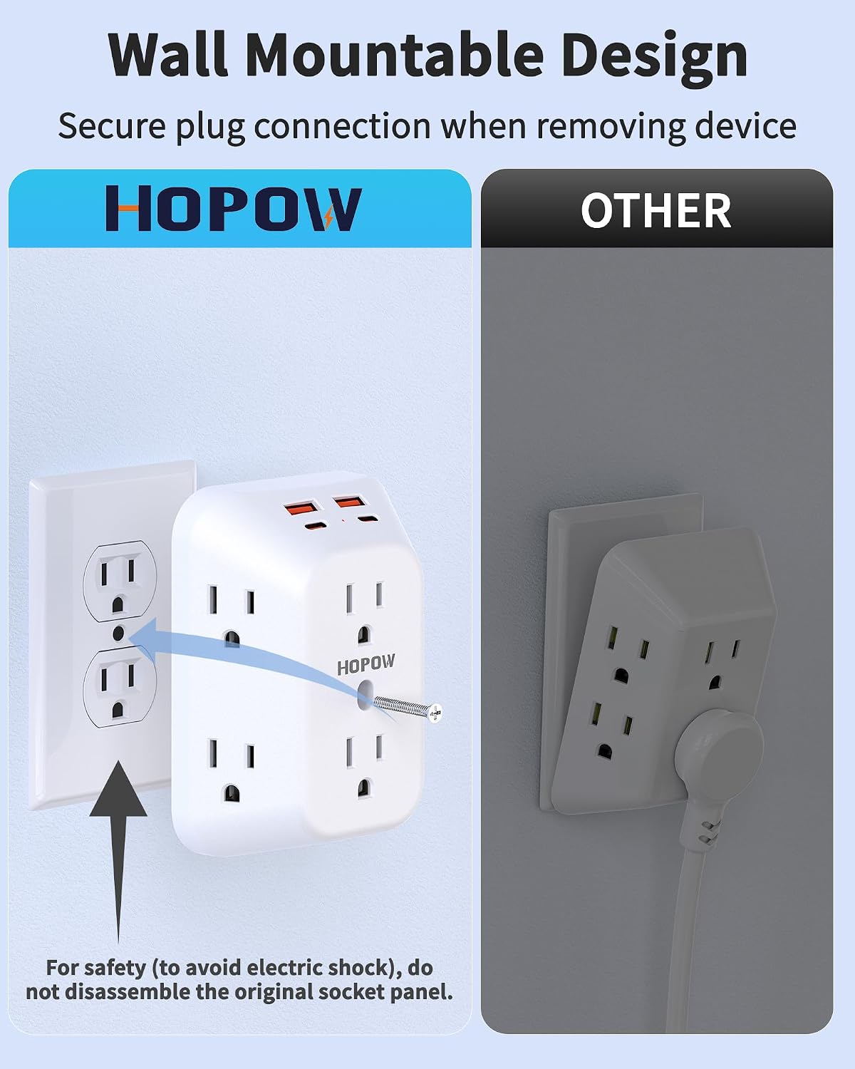 Detalle de Outlet Extender 6-Outlet Surge Protector