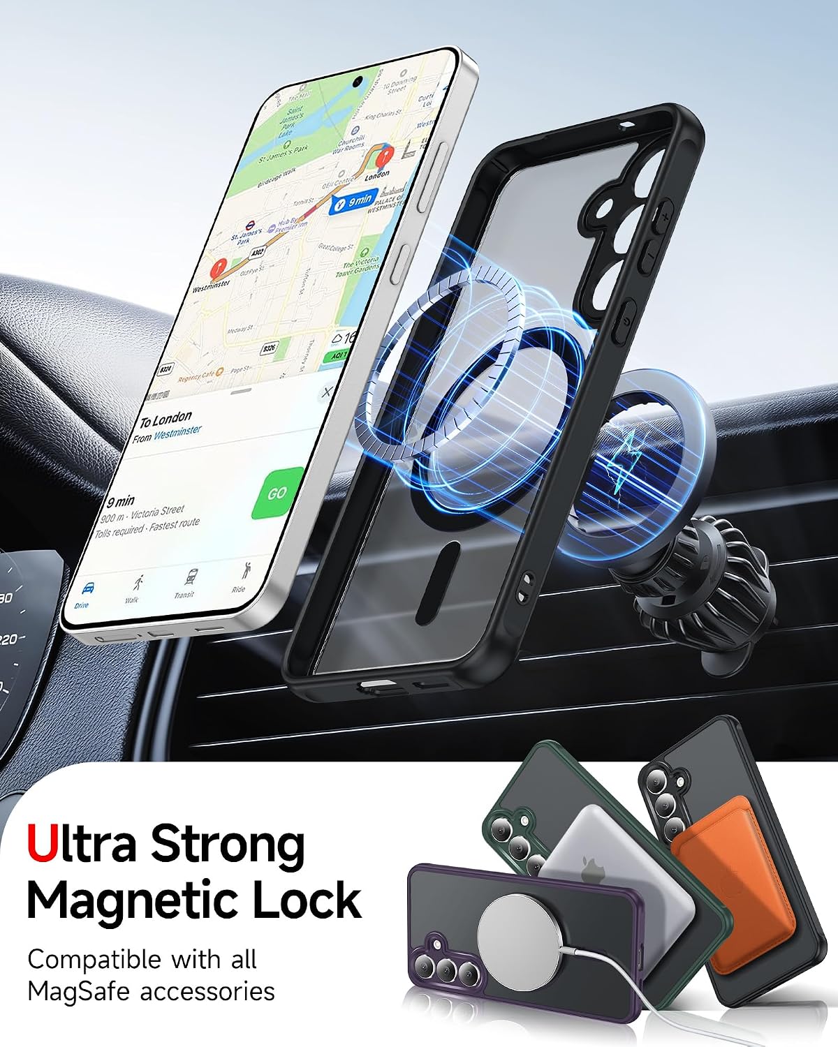 Thumbnail 2 de LeYi Galaxy S25 FE Case with MagSafe