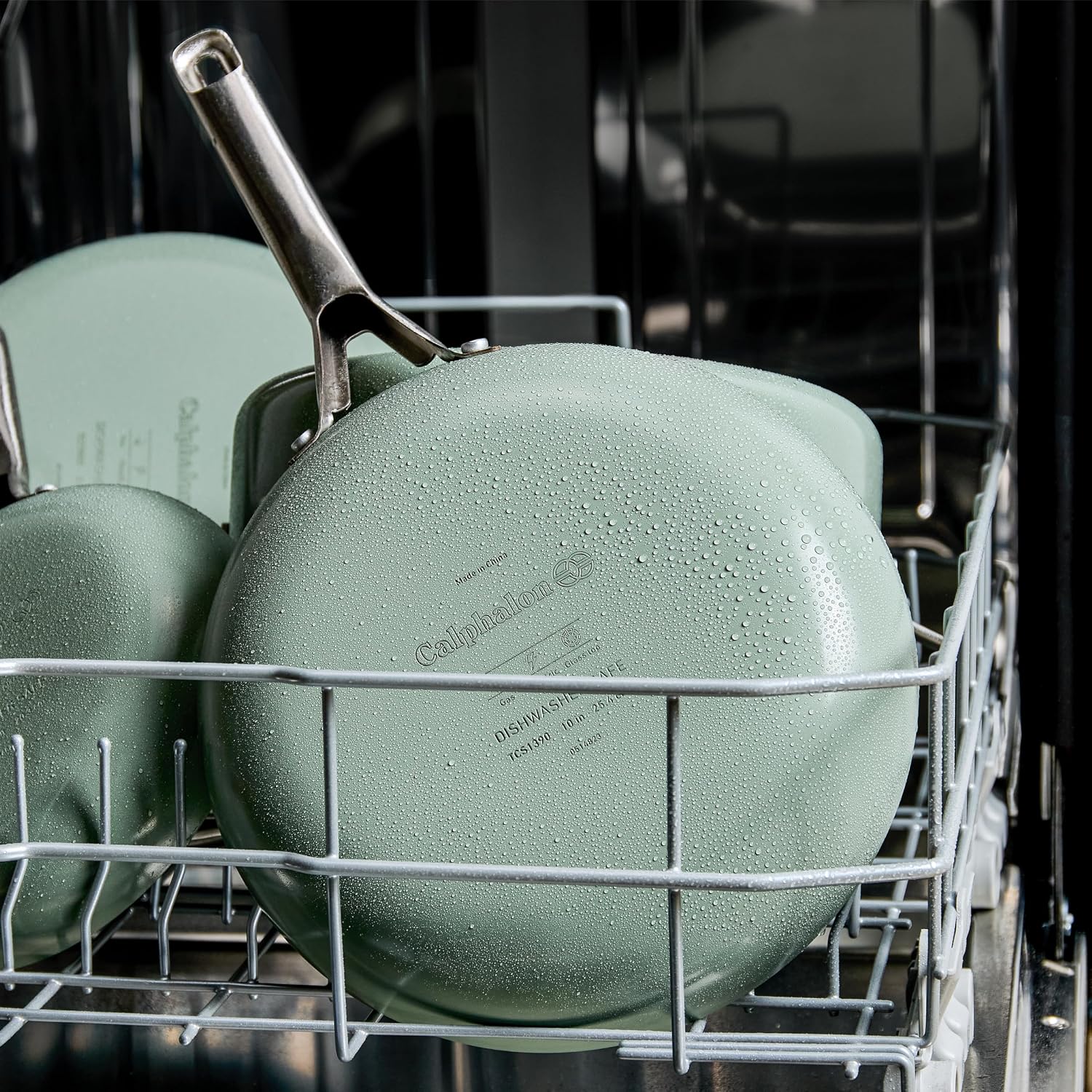 Detalle 2 de Calphalon Ceramic Nonstick Frying Pan Set