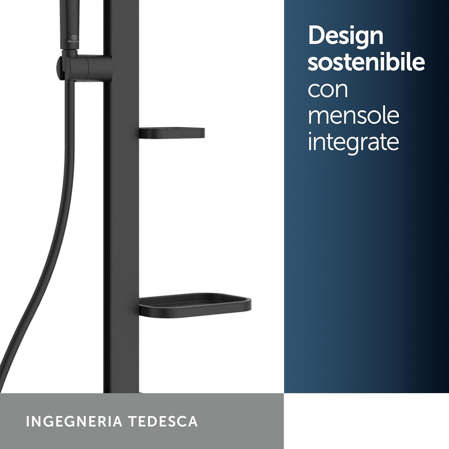 Thumbnail 3 de Ceratherm Alu+ Colonna doccia di Ideal Standard: stile moderno, risparmio idrico e sicurezza per tutta la famiglia