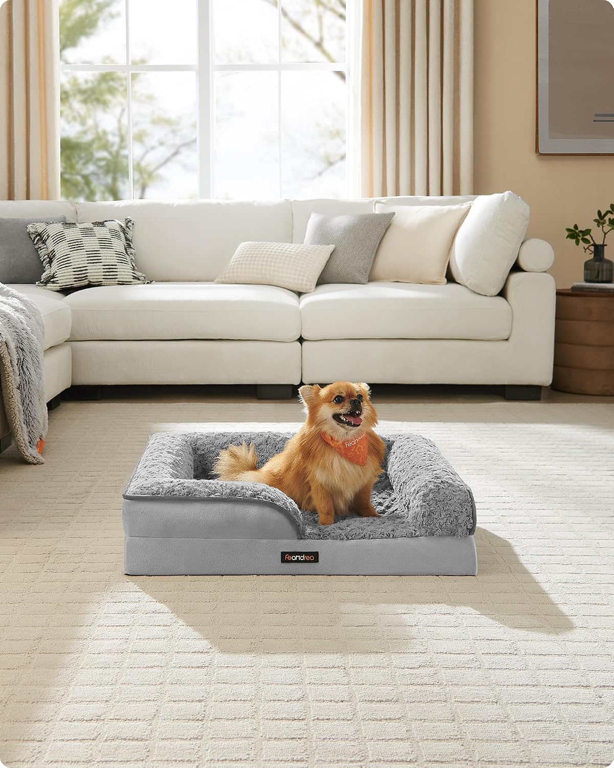 Detalle 2 de Feandrea PGW251G01 Orthopedic Dog Bed 71 x 58 cm