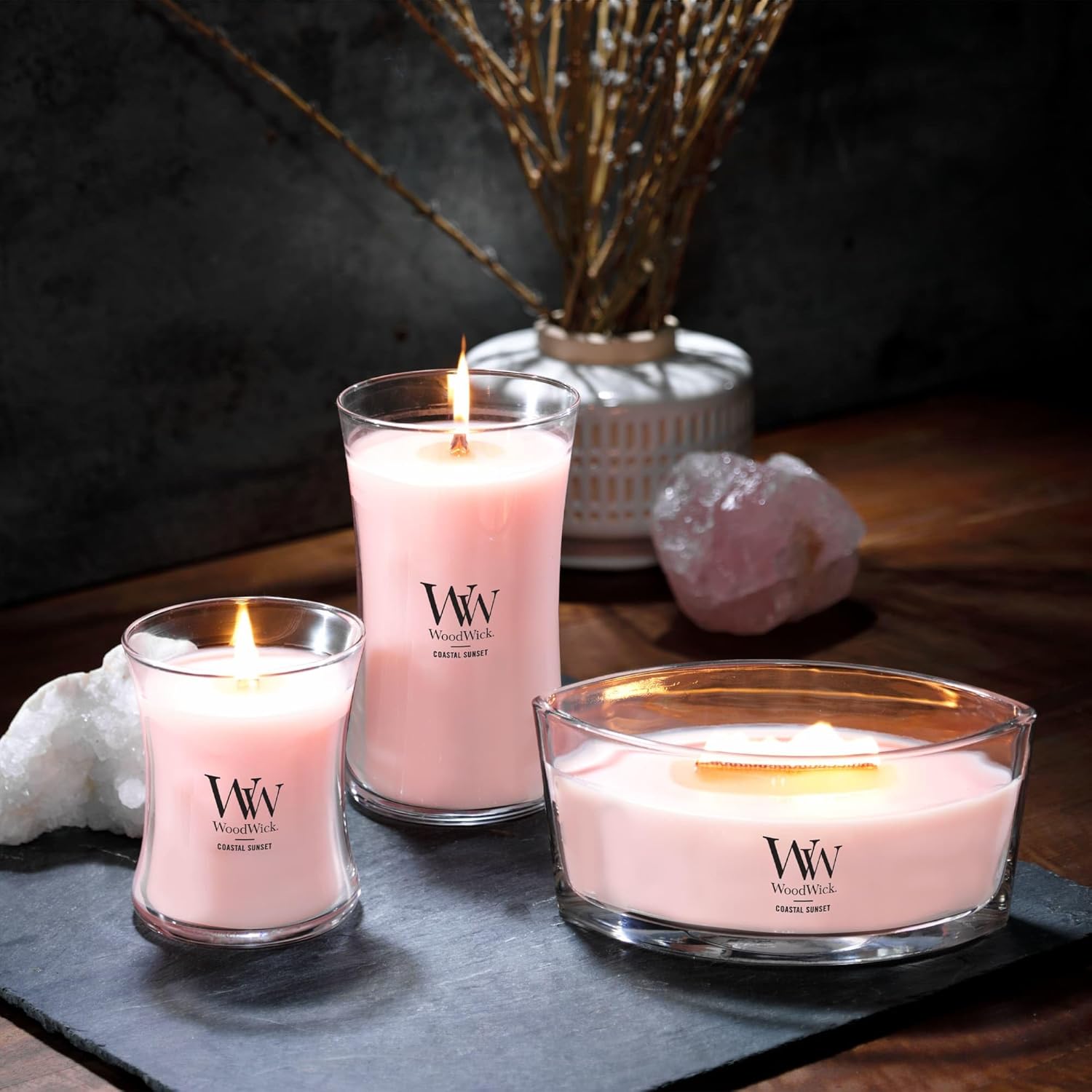 Thumbnail 6 de WoodWick Ellipse bougie parfumée Hearthwick – Coucher de soleil