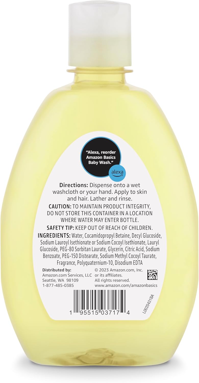 Detalle 2 de Amazon Basics Tear-Free Baby Wash 13.6 Fl Oz