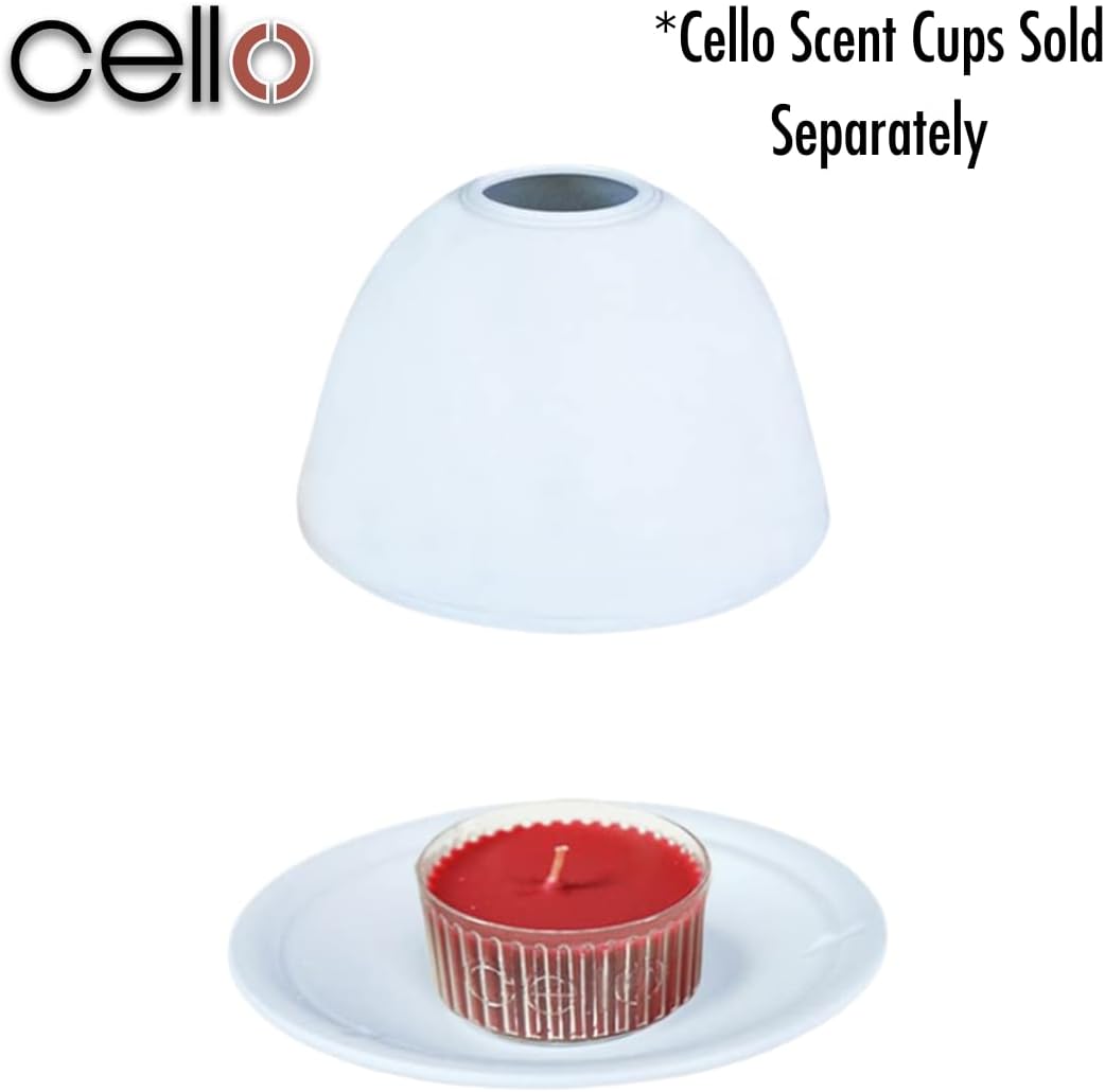 Thumbnail 6 de Cello Porcelain Tealight Holder Dome (Fairy Angel 3D Projection) – LED or tealight wax warmer gift ornament