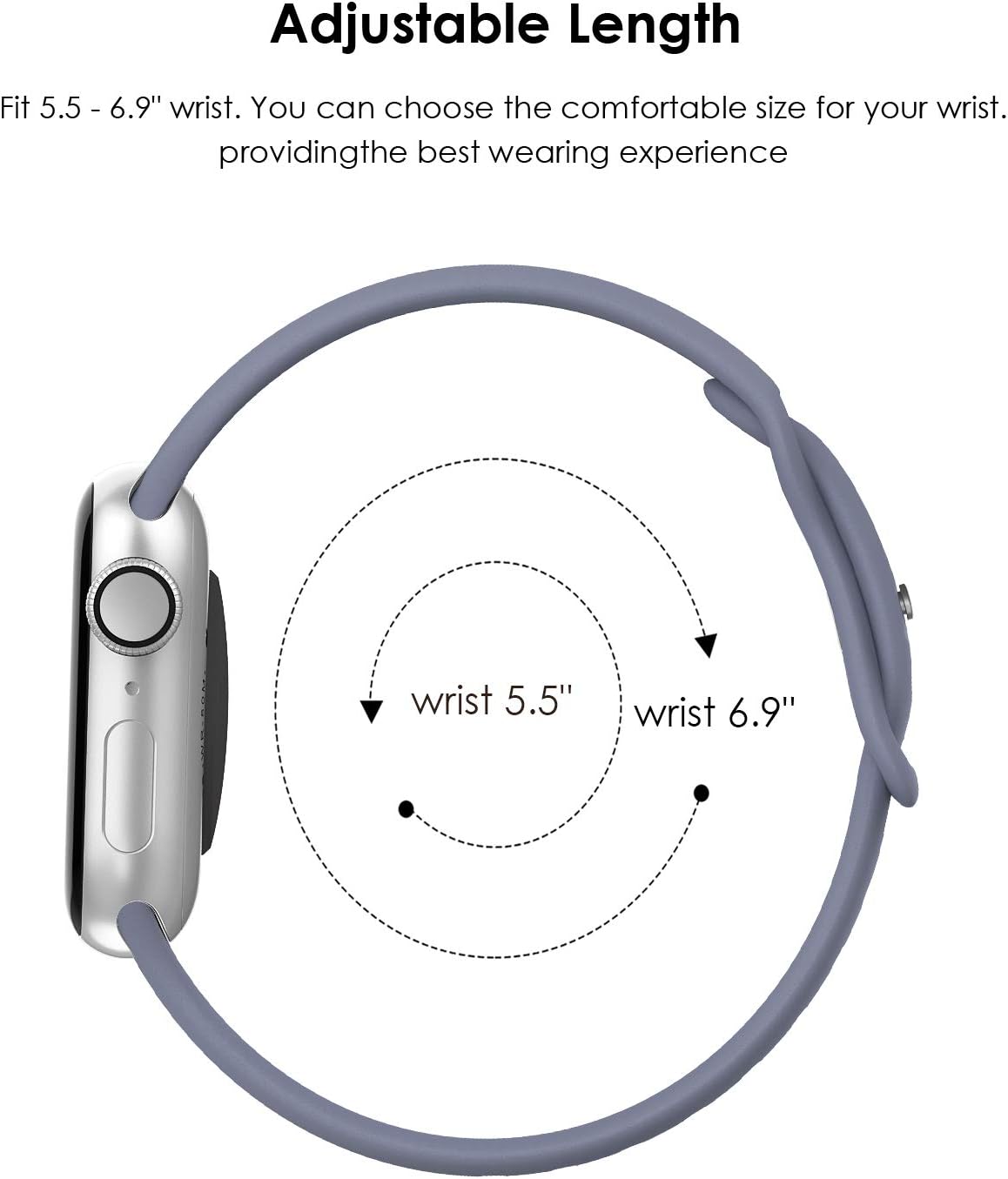 Thumbnail 5 de PARMPH Silicone Bands 3-Pack for Apple Watch