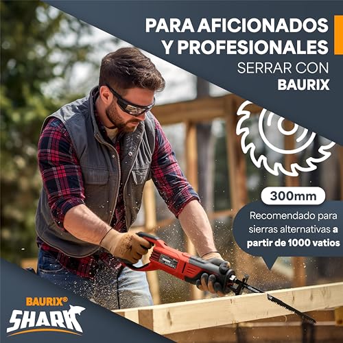 Thumbnail 5 de BAURIX Lame de scie sabre SHARK 300 mm ⚙
