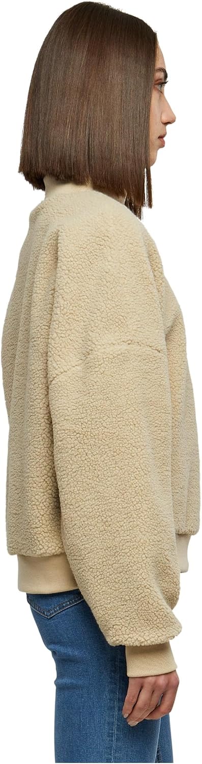 Thumbnail 6 de Urban Classics Ladies Sherpa Crewneck Oversize